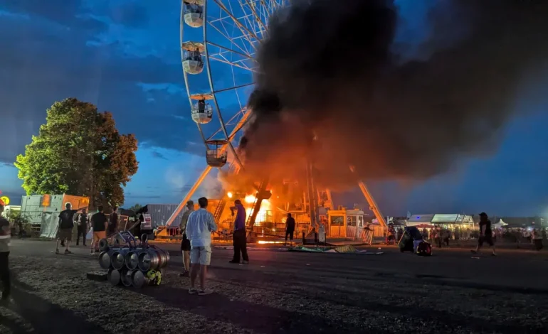 Ferris Wheel Fire Injures 20 at German Music Festival