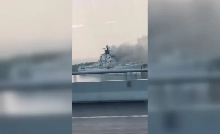 Fire Engulfs Former Soviet Aircraft Carrier in China, Threatening Theme Park Plans