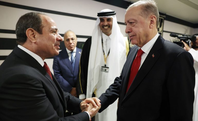 Egypt’s El-Sisi to Meet Turkish Counterpart Erdogan in Ankara, Signaling Warming Ties