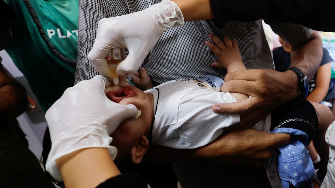 UN-Led Polio Vaccination Campaign Begins in Gaza Amidst Ongoing Conflict