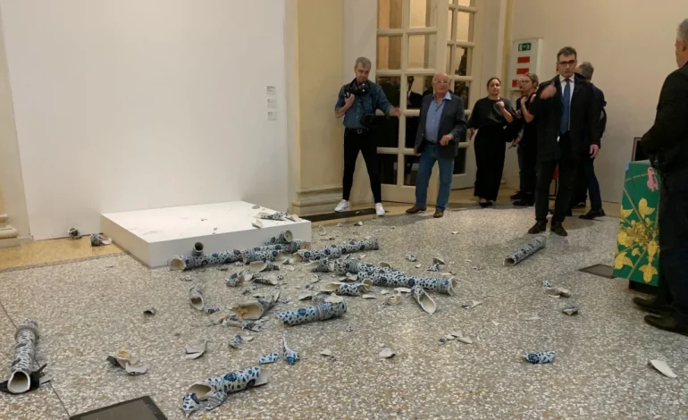 Ai Weiwei Sculpture Destroyed During Bologna Exhibition Opening in Italy