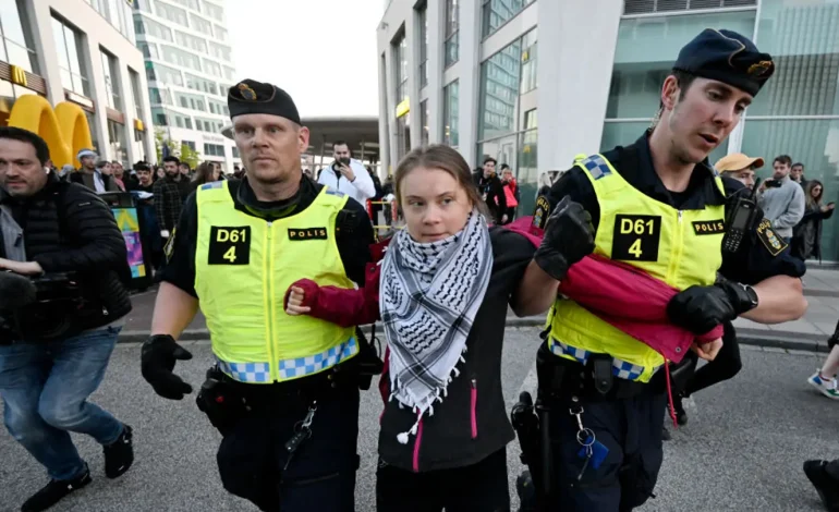 Greta Thunberg Arrested in Copenhagen University Protest Against Israel Ties