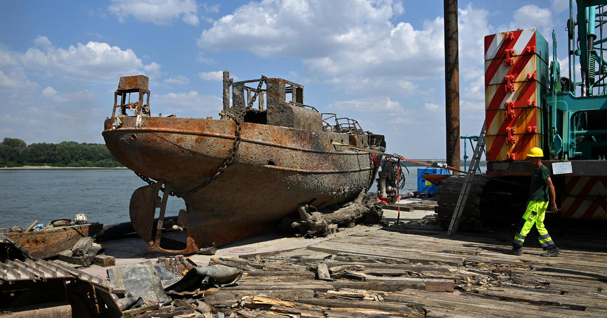 Sunken Nazi Ships Re-emerge in Danube River Amidst Historic Drought