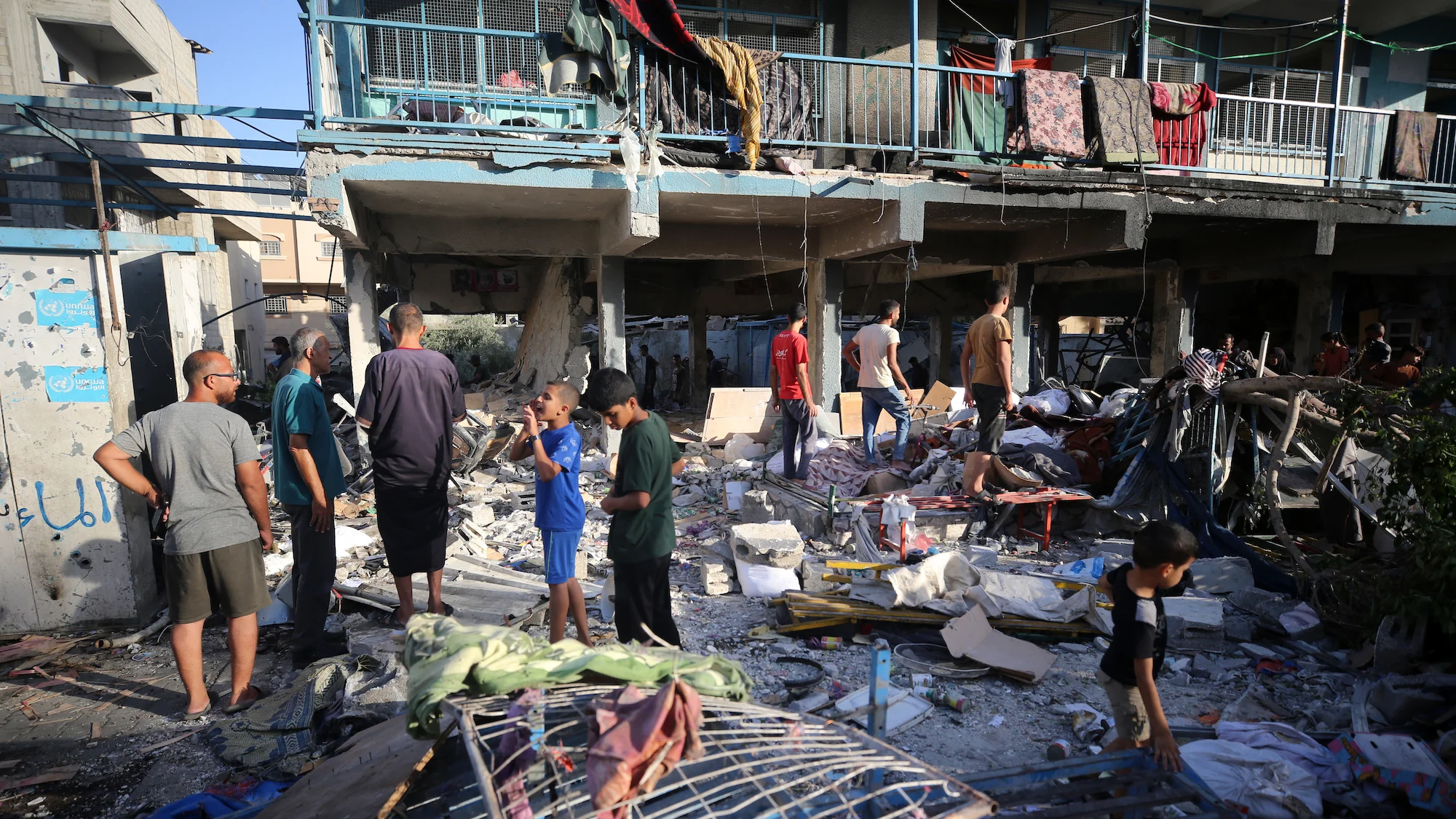 UN School-Turned-Shelter in Gaza Hit by Israeli Airstrike, Killing 18 Including UN Staff