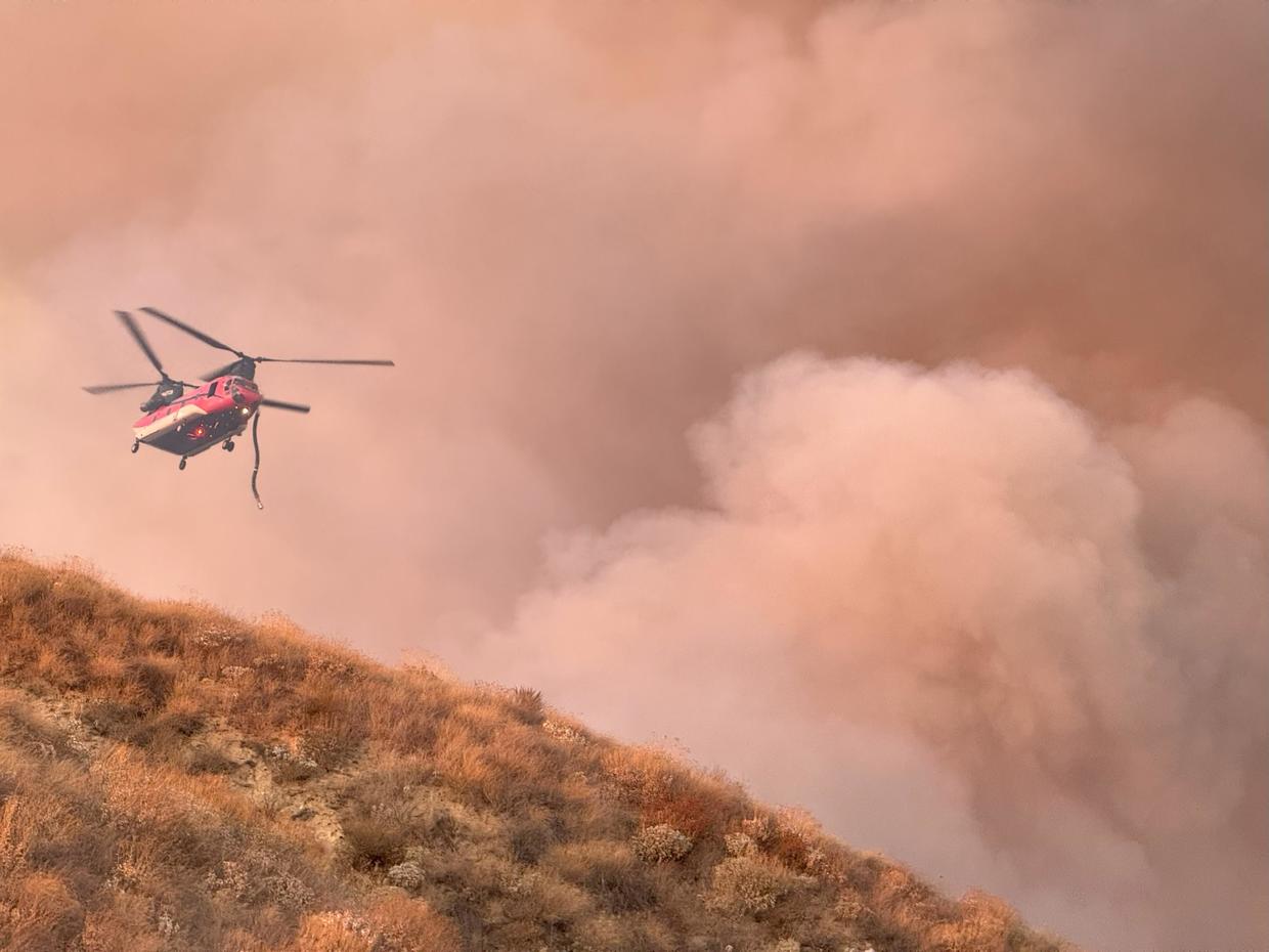 Line Fire Continues in San Bernardino County, Thousands Evacuated as Blaze Spreads