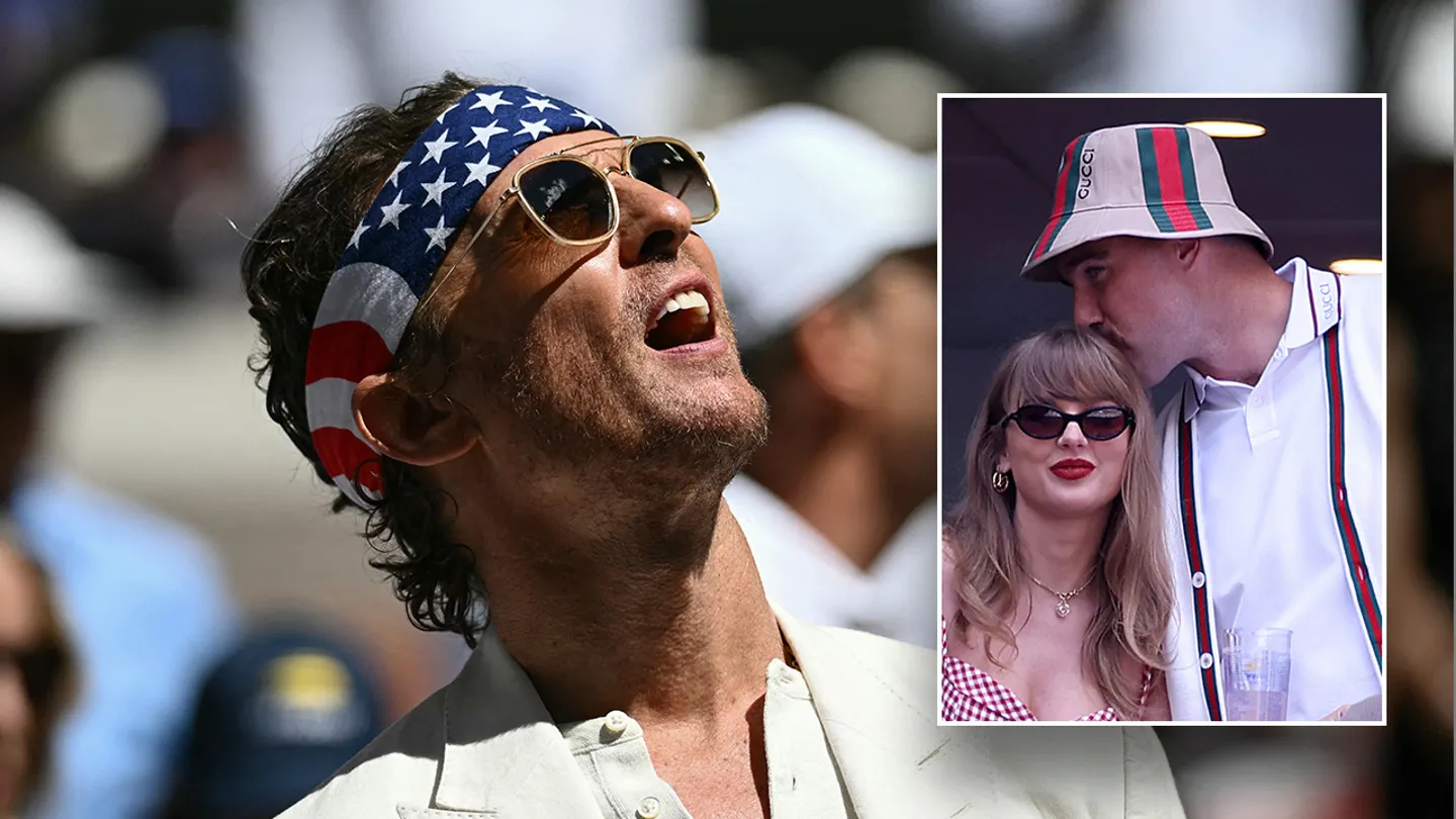 Stars Align at US Open: McConaughey, Swift, Kelce, and More Take in Men’s Finals