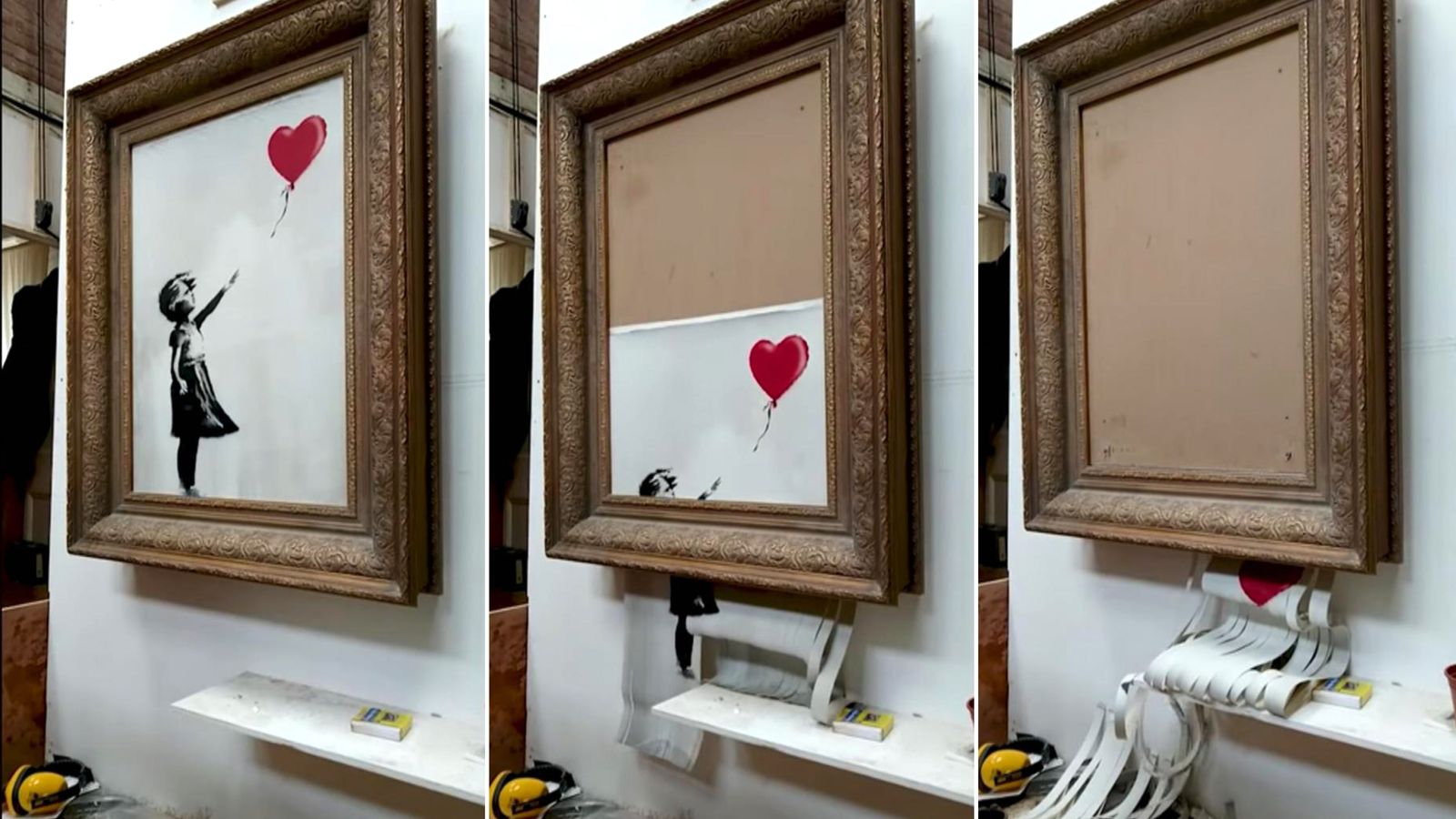 Banksy’s ‘Girl With Balloon’ Recovered After Burglary, Two Men Charged