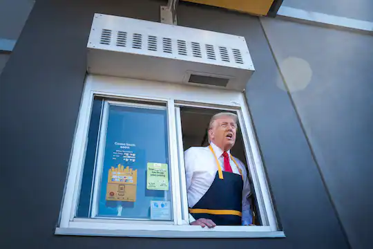 Trump Connects with Supporters at McDonald’s During Pennsylvania Campaign Stop