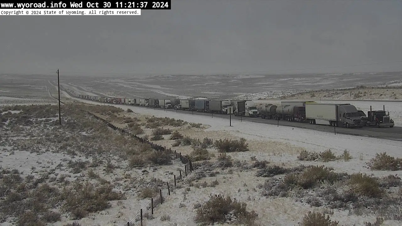 Traffic Piles Up on I-80 Following Crash, Delayed by Heavy Snowfall