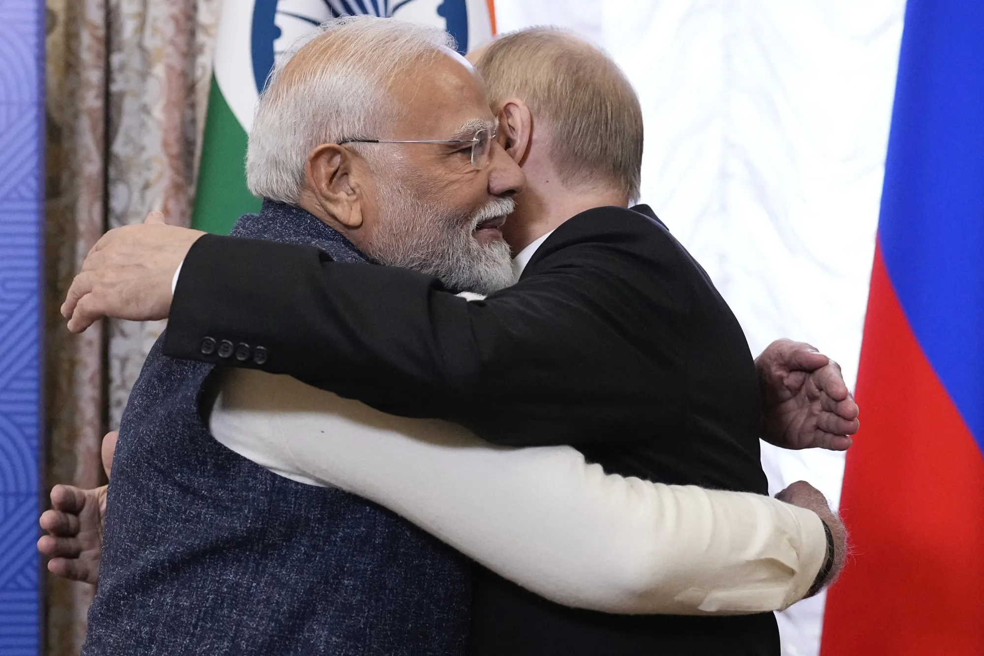 India’s Modi, Russia’s Putin Hail “Deepening Friendship” at BRICS Summit