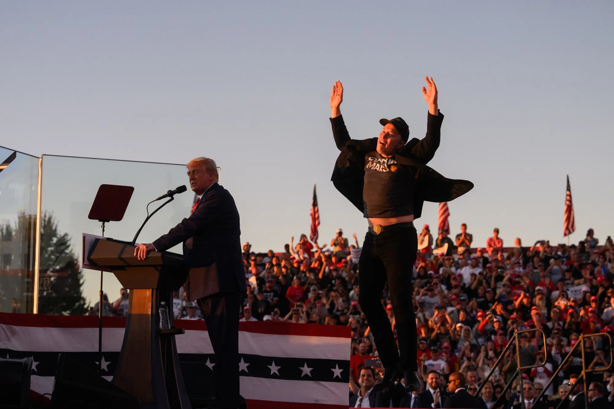 Trump Rallies Supporters in Butler, Pa., One Month Before Election