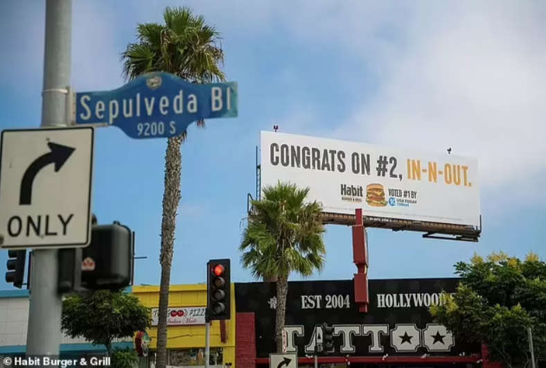 The Habit Burger Grill Teases In-N-Out with Playful Billboard Campaign After Winning Best Burger Title