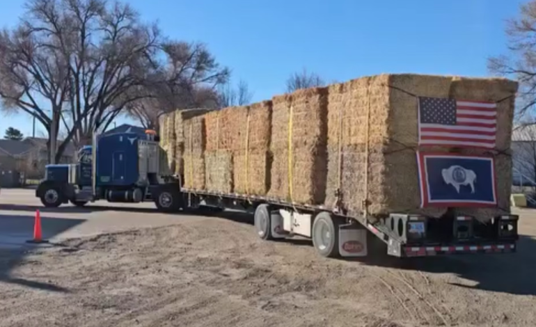 Texas Sends Hay to Wyoming Ranchers Impacted by Wildfires