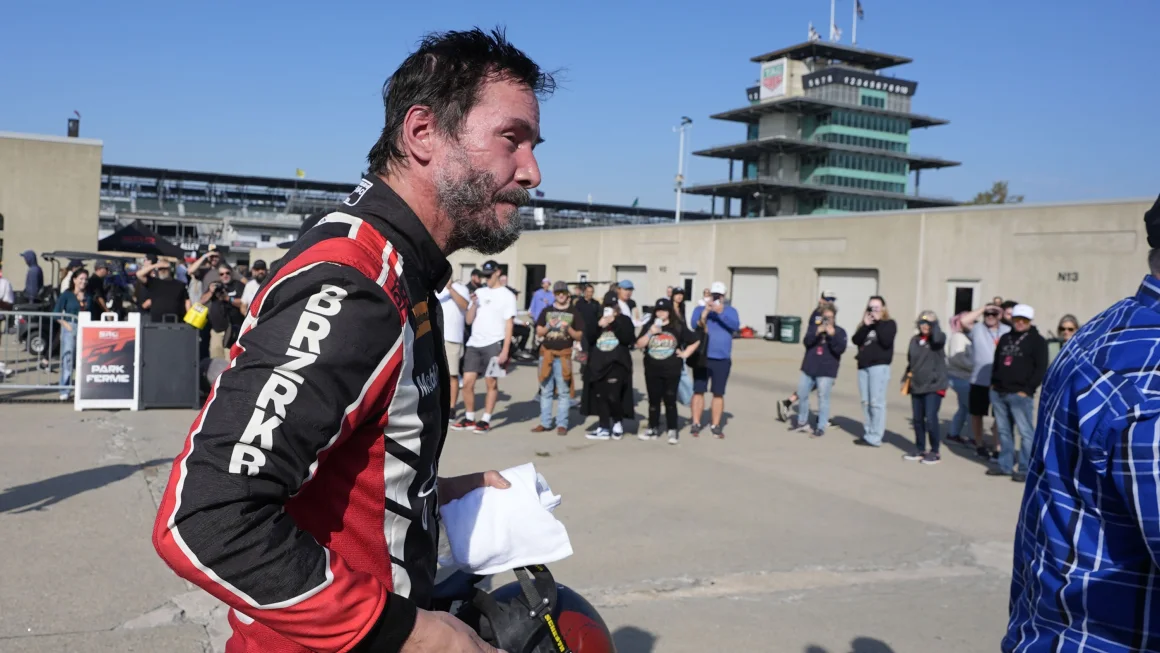 Keanu Reeves Takes Wheel at Indy, Competing in Toyota GR Cup