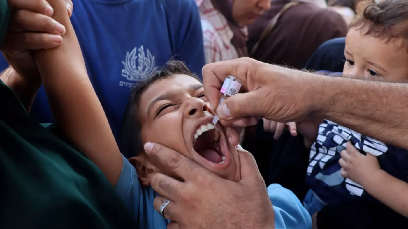 Gaza Launches Second Round of Polio Vaccination Campaign Amidst Ongoing Crisis