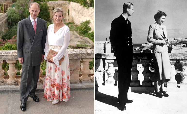 Duke, Duchess of Edinburgh Relive Royal History at Queen Elizabeth II’s Former Maltese Residence