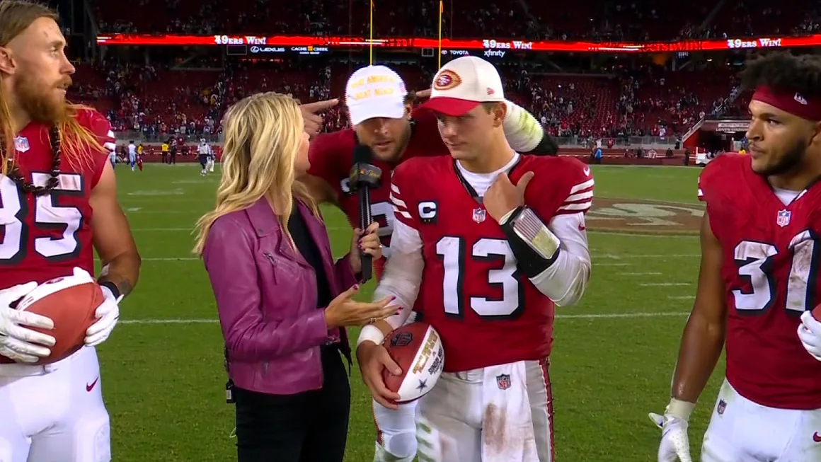 San Francisco 49ers’s Bosa Makes Political Statement at Post-Game Interview, Sports Hat Emblazoned with Trump Slogan