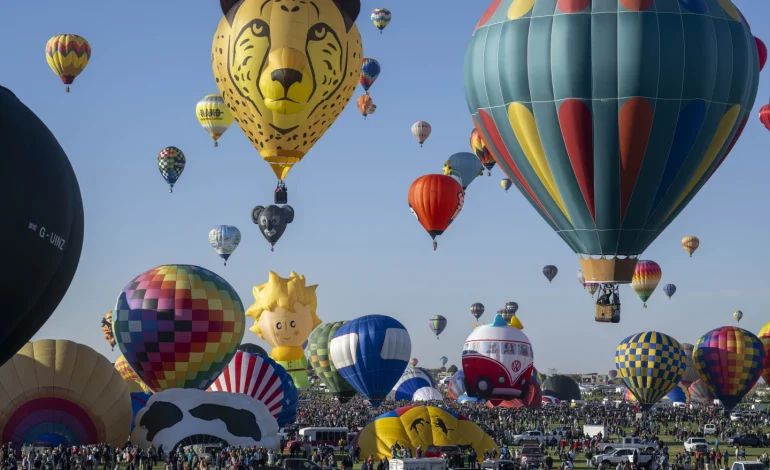 Albuquerque Balloon Fiesta Prepares for Hottest Launch in History in New Mexico