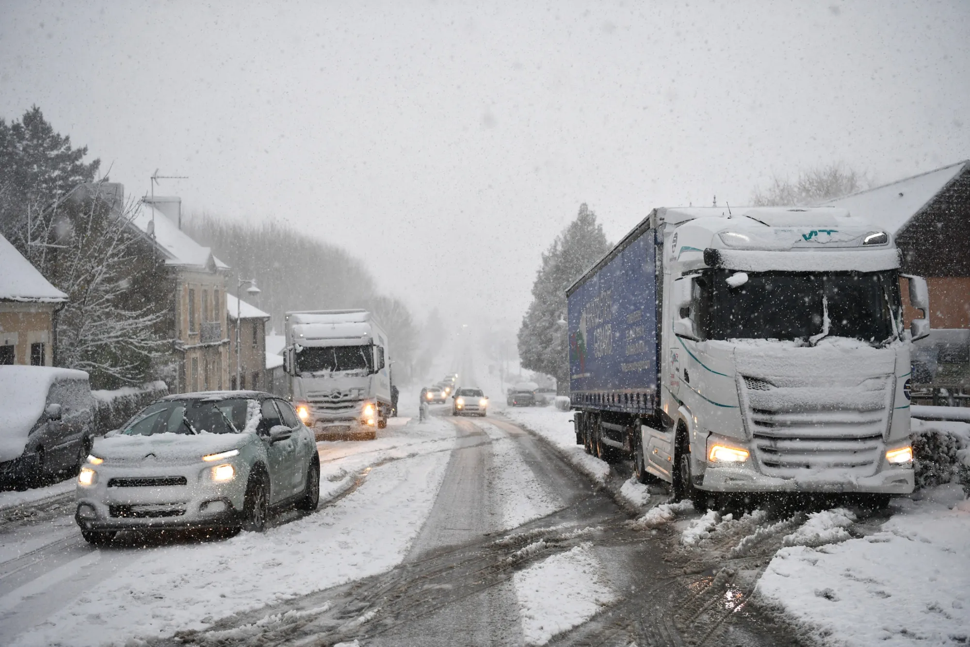 Northern Europe Battered by Winter Storms: Transport Chaos, Power Outages