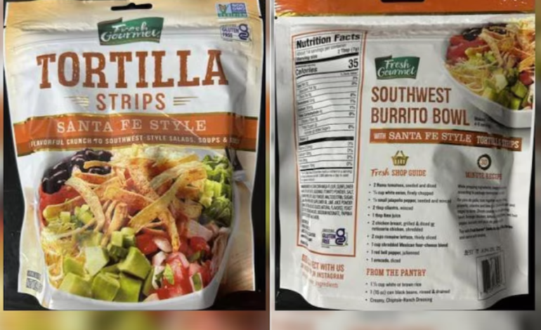 Recall Issued for Tortilla Strips Due to Undeclared Wheat Allergen