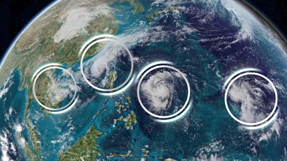 Philippines Braces for Unprecedented Quadruple Threat as Four Storms Churn in West Pacific