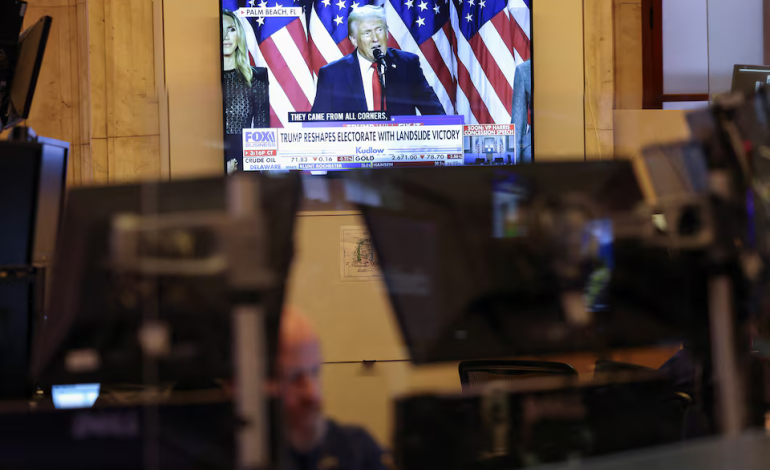 Headwinds Hit Trump-Fueled Rally in US Stocks