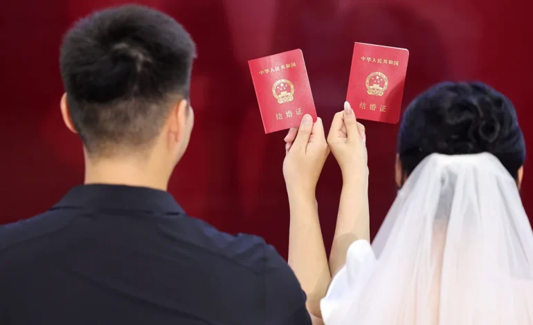 China’s Marriage Crisis Deepens as New Marriage Rates Plummet to Record Lows