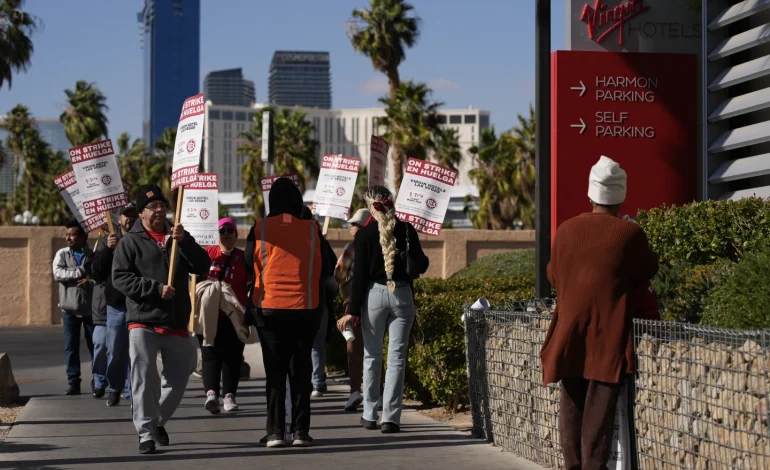 Virgin Hotels Las Vegas Strike Continues Amid Formula 1 Grand Prix Preparations