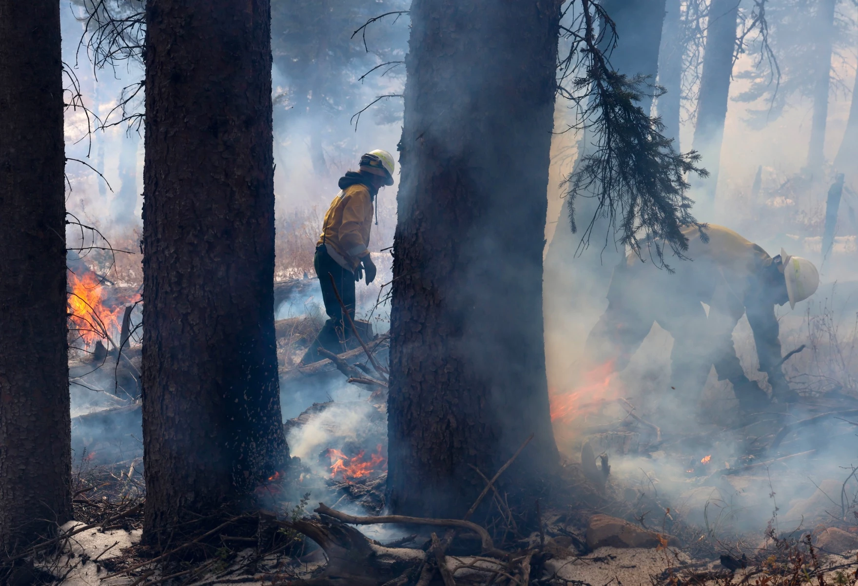 Fire Crews Conduct Prescribed Burns Across Western Wyoming as Winter Arrives