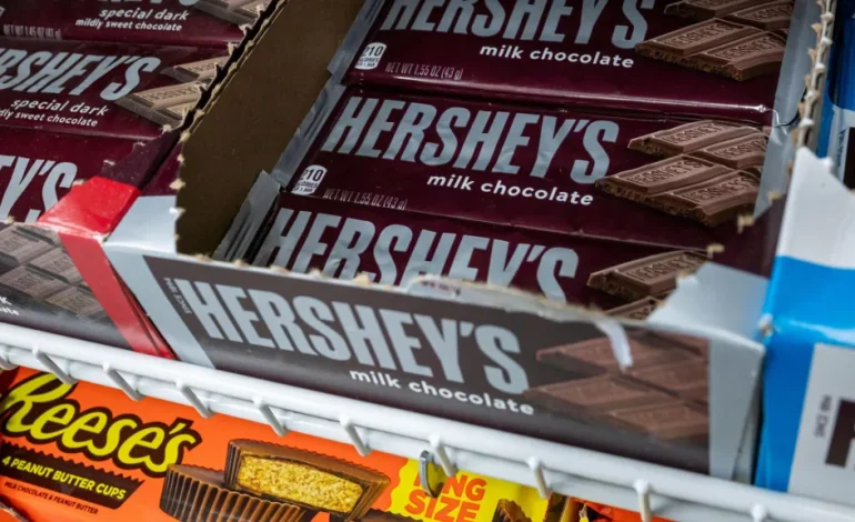 Hershey Shares Surge Amid Reports of Potential Buyout by Cadbury Owner Mondelez