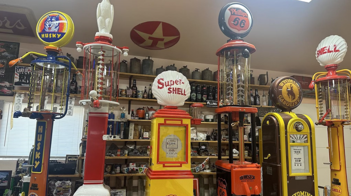 Wyoming Man’s Discovery in Weed Field Sparks Passion for Restoring Vintage Gas Pumps