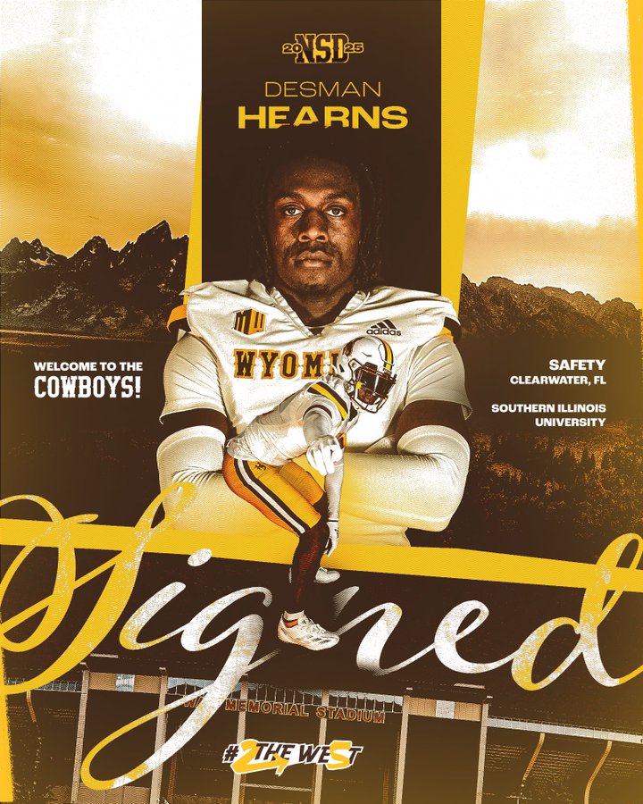 Wyoming Bolsters Secondary with Southern Illinois Transfer Desman Hearns