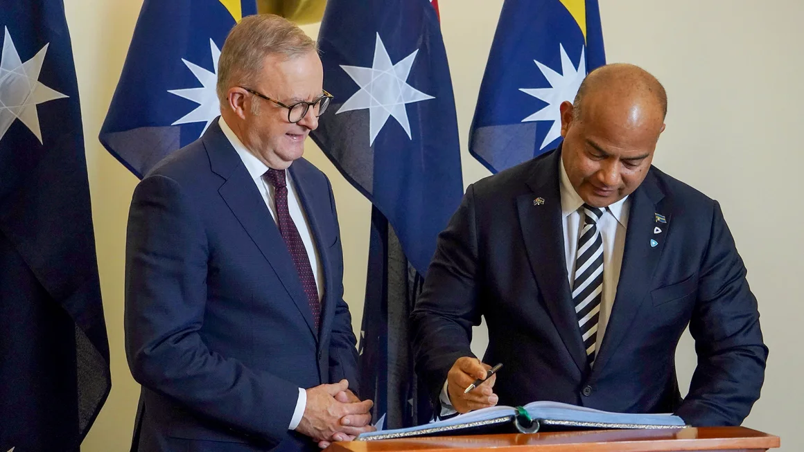 Australia Secures Veto Power Over Nauru’s Foreign Deals in Multimillion-Dollar Agreement