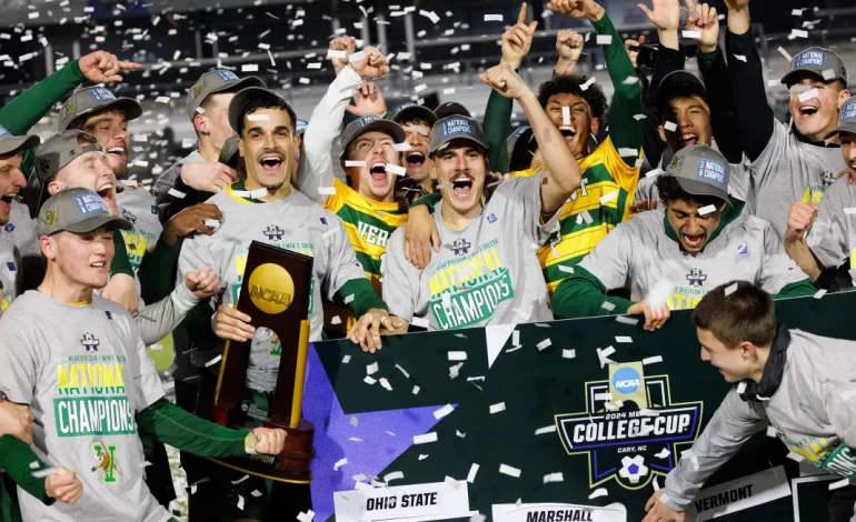 Vermont Catamounts Crowned NCAA Men’s Soccer Champions in Overtime Thriller