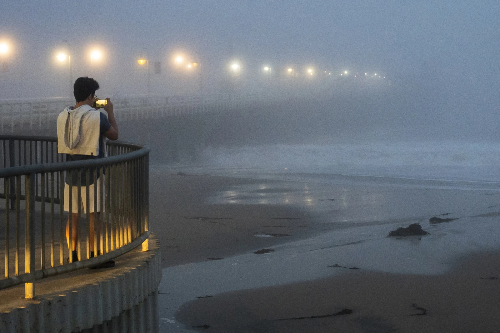 California Coast Battered by Powerful Storm: One Dead, Pier Collapses, Man Missing