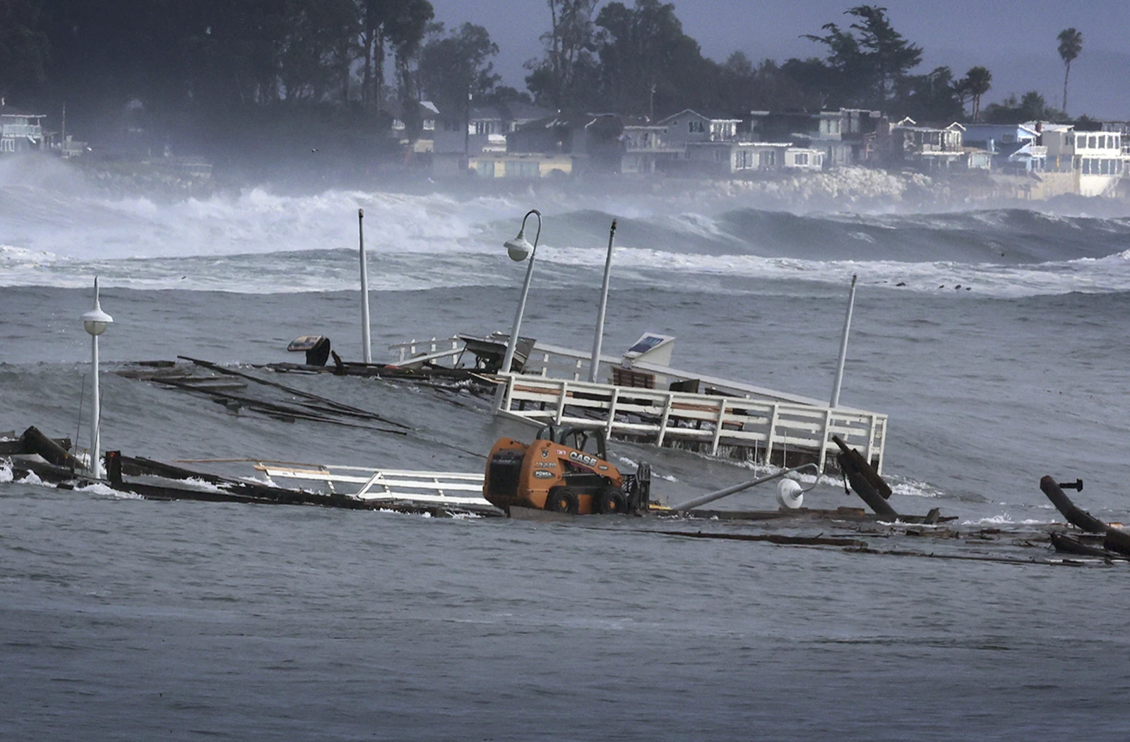 California Storm Claims Life, Collapses Pier, Unleashes Powerful Surf