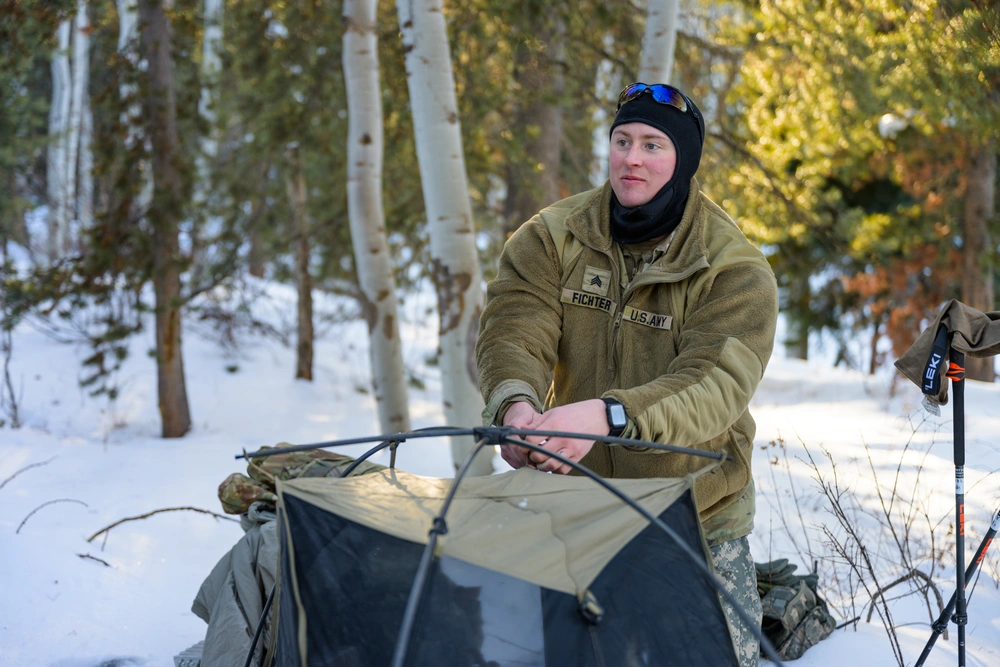 Wyoming National Guard Teams Up with Local Partners for Winter Training in Teton Mountains