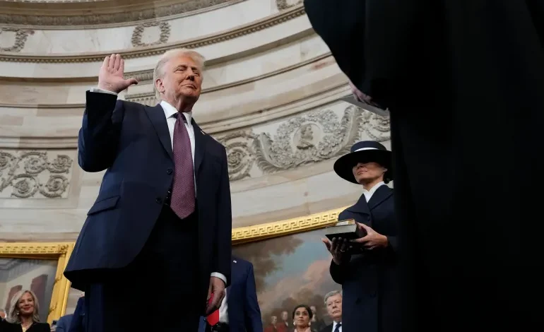 Trump Sworn in for Second Term Amidst Polar Vortex, Pledges Unity While Outlining Divisive Policies