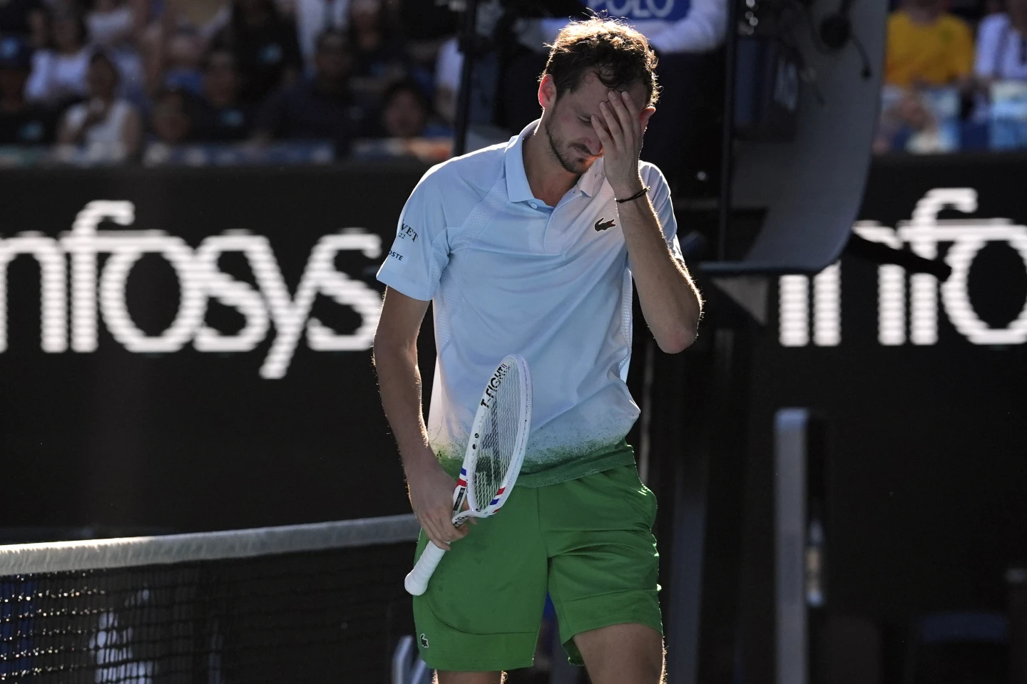 Russian Tennis Star Medvedev Survives Upset Bid, Smashes Camera in Australian Open First Round