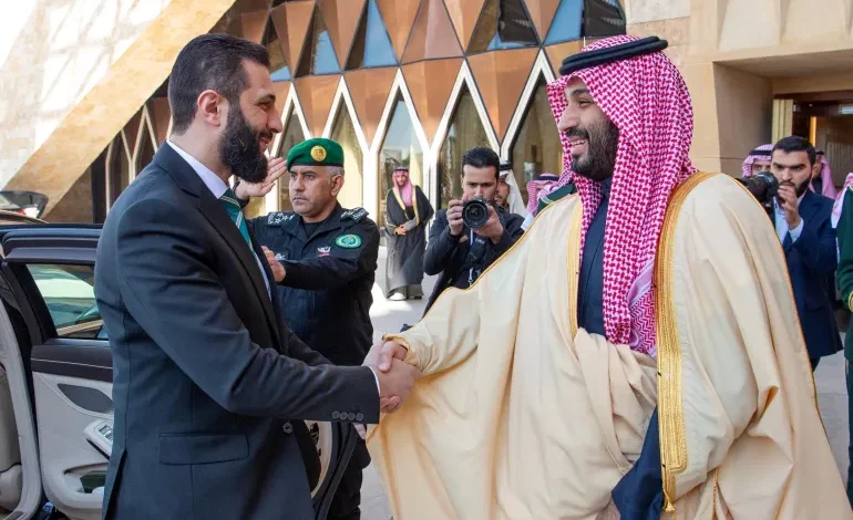 Syrian President Al-Sharaa Meets Saudi Crown Prince in Landmark Visit