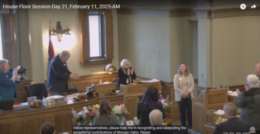 Wyoming Teacher of the Year Morgan Hahn Addresses State Lawmakers, Highlights Education Success