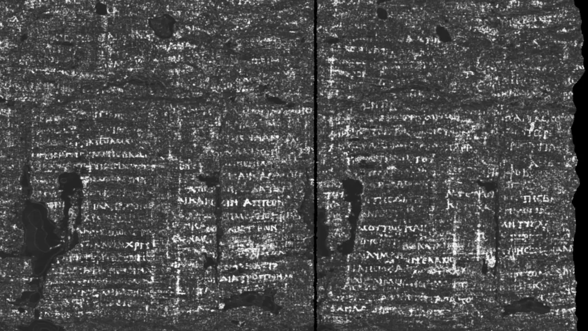 Ancient Scroll Charred by Vesuvius Eruption Decoded Using AI, Reveals Glimpse into Ancient World